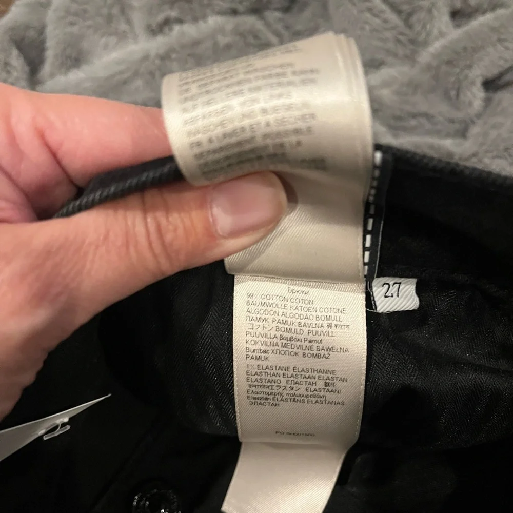 NWT 7 For All Mankind Black Flare Jeans